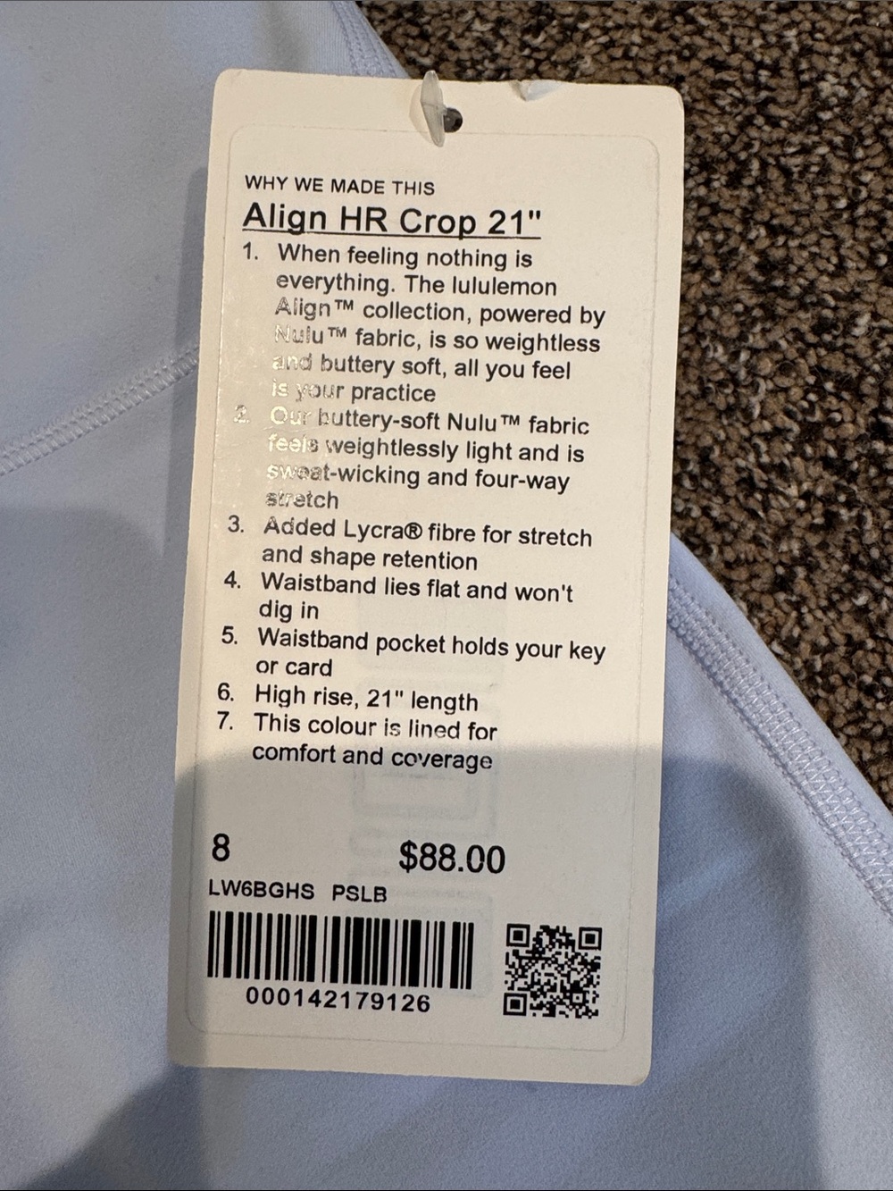 Lululemon Align HR crop 21” - Picture 2 of 2